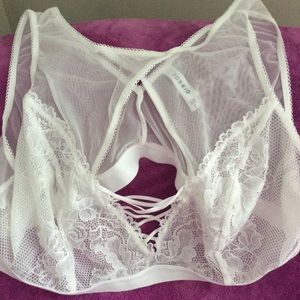 Torrid white bralette